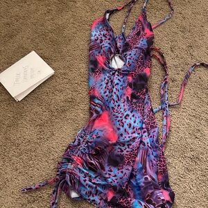 Dubluv Vibrant Animal Print Dress